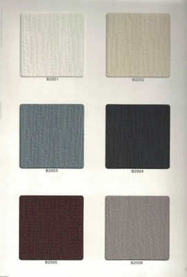 Control de la vara de la anchura de la vertical los 240cm de Matt Charcoal Grey Curtain Blinds
