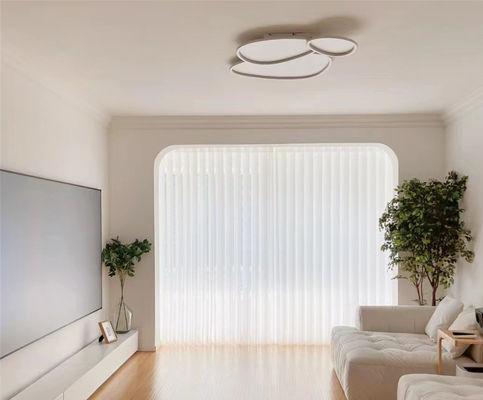 El manual respirable semi ciega control vertical ideal blanco ultravioleta anti del cordón de las cortinas