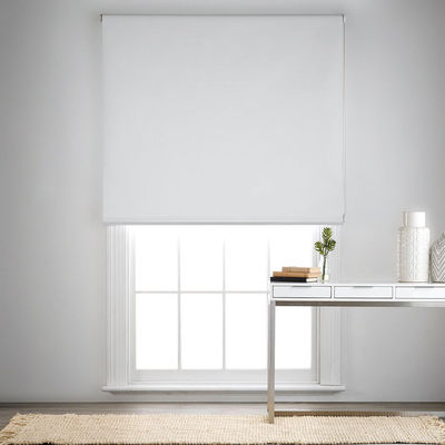 Persianas 100% de ventana cubiertas espuma beige del rodillo del poliéster para las oficinas