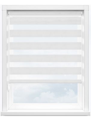 Modelo horizontal doble de las persianas de rodillo de la cebra del cuarto de baño de la cocina de la oficina del apagón