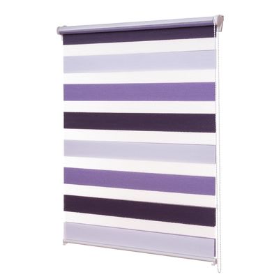 Modelo horizontal doble de las persianas de rodillo de la cebra del cuarto de baño de la cocina de la oficina del apagón