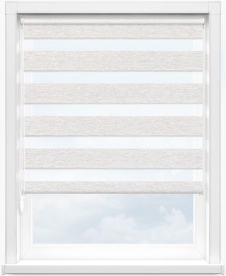 Modelo horizontal doble de las persianas de rodillo de la cebra del cuarto de baño de la cocina de la oficina del apagón