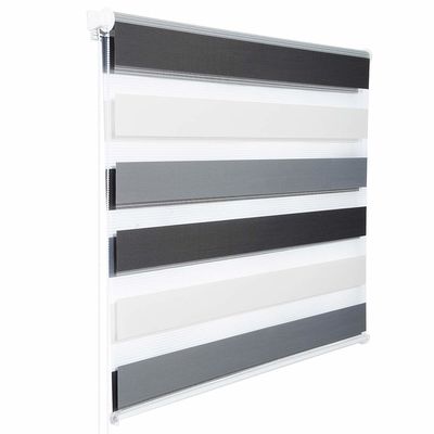 Persianas de rodillo de la cebra del cuarto de baño que ninguna prenda impermeable del apagón de la cocina del retrete del cuarto de baño del sacador tira abajo de persianas