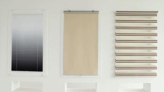 El apagón completo de la cebra del dormitorio eléctrico elegante de la cortina impermeabiliza las cortinas de elevación automáticas