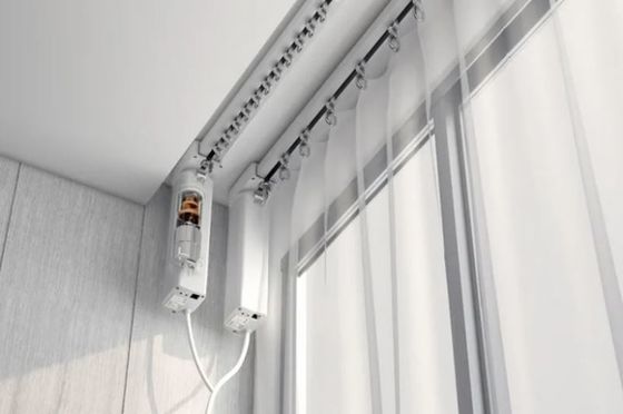 Semi la cortina de la oficina de la ceguera cubre vertical del balcón del cuarto de baño del dormitorio ciega la cortina del tirón de la tela