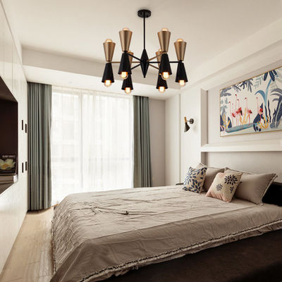 Contemporáneo francés de lujo del estilo de la luz ideal vertical eléctrica elegante de la cortina 53&quot; anchura
