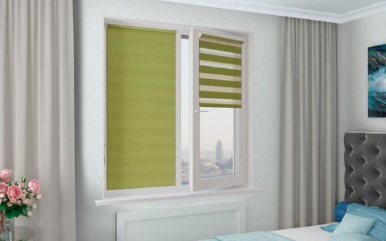 Cortina de gasa suave de un solo color transpirable sin perforar para el baño