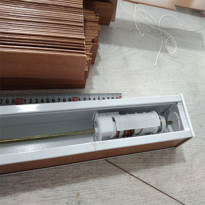 Escurecimiento de habitaciones persianas de ventanas venecianas sin cable tamaño personalizable