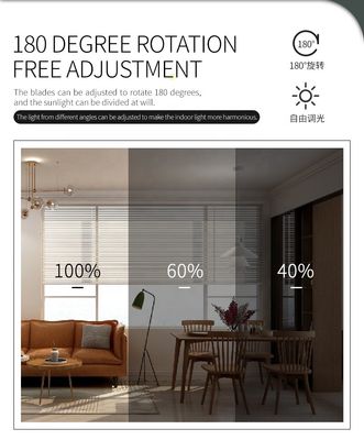 KEEWO Ventanas venecianas Operación motorizada Alta durabilidad